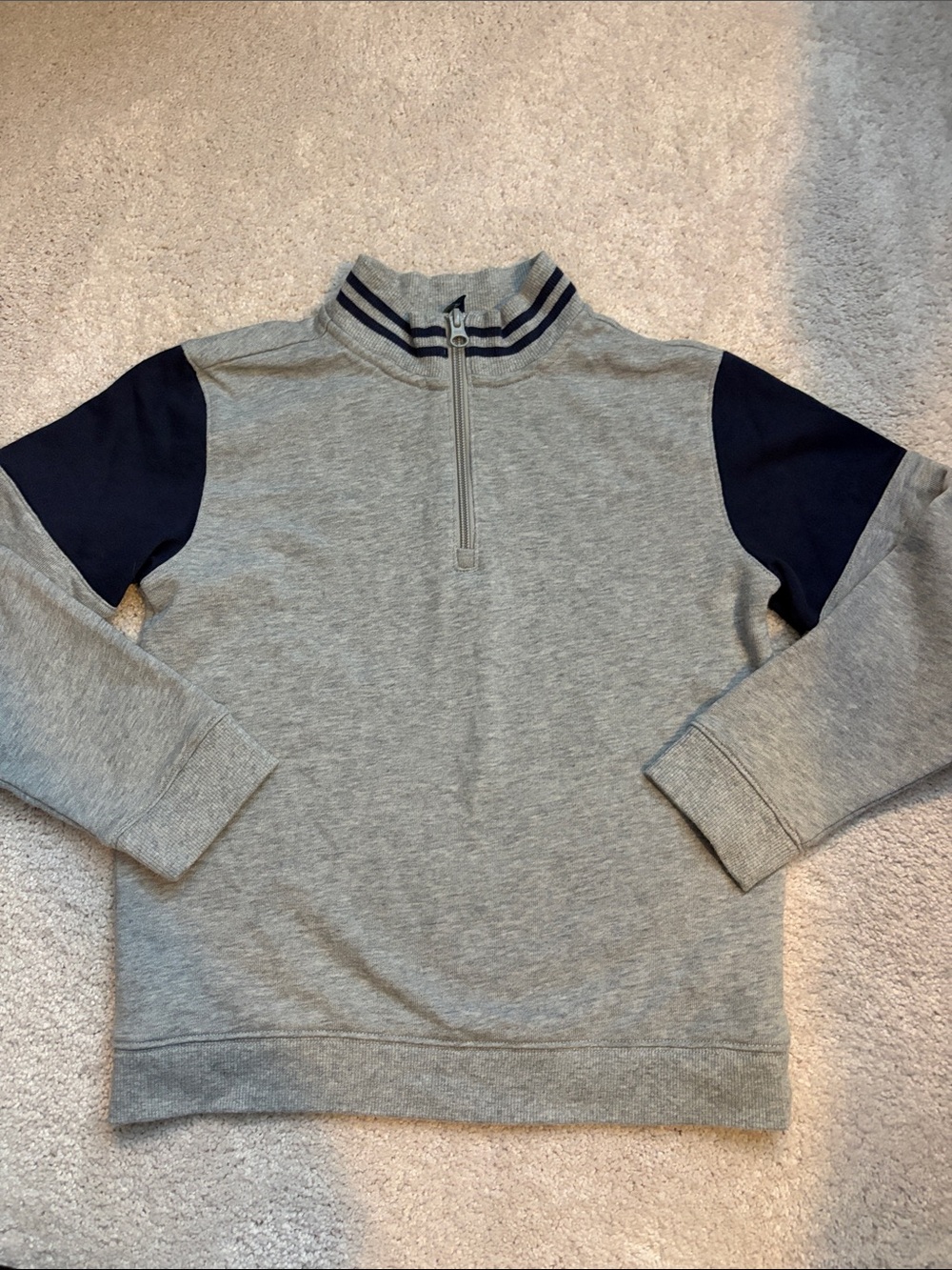 Janie & Jack French Terry Pull-Over Sweater, 8